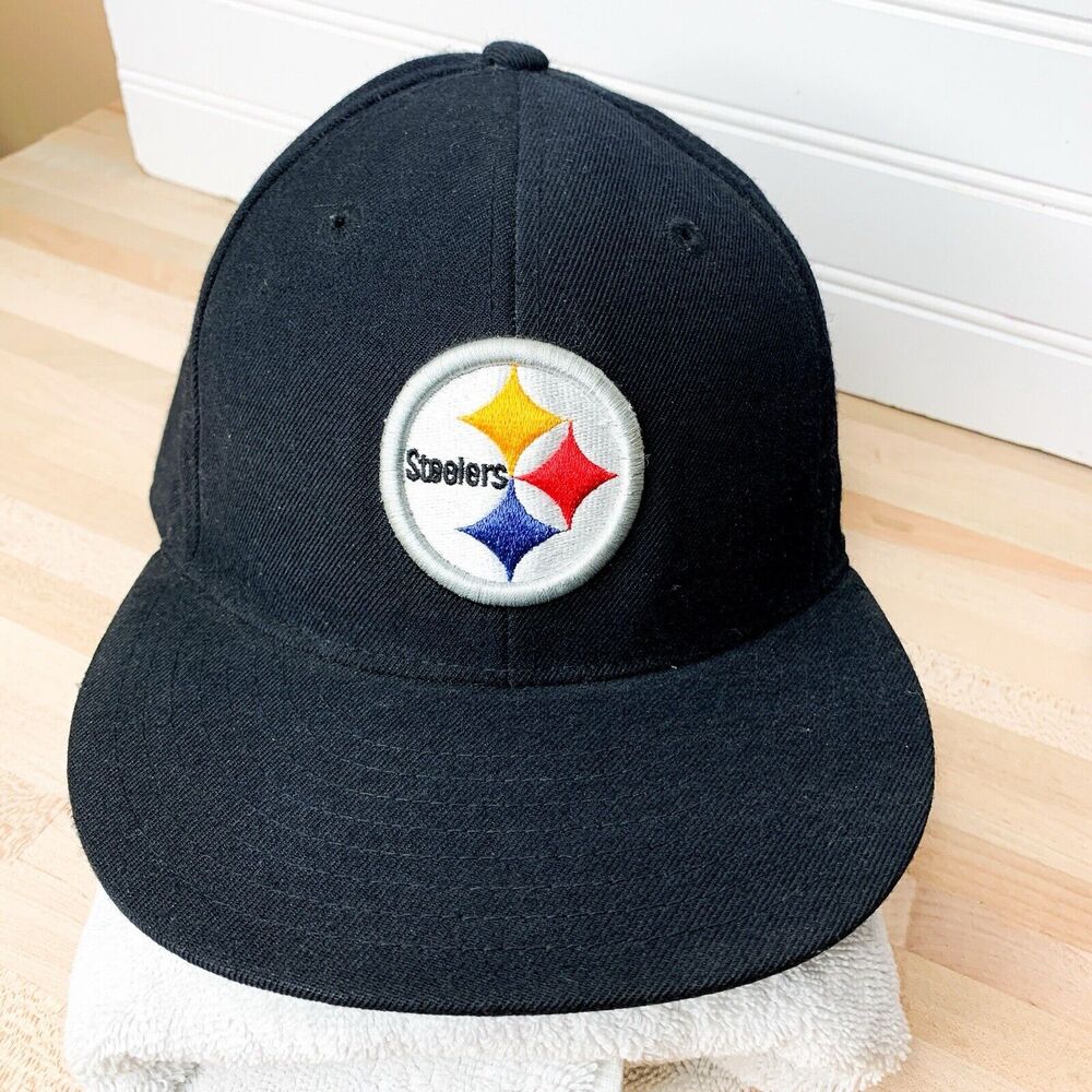 Pittsburg STEELERS - Reebok NFL On-Field - Flex Fitted Hat Cap Size 7 1/8
